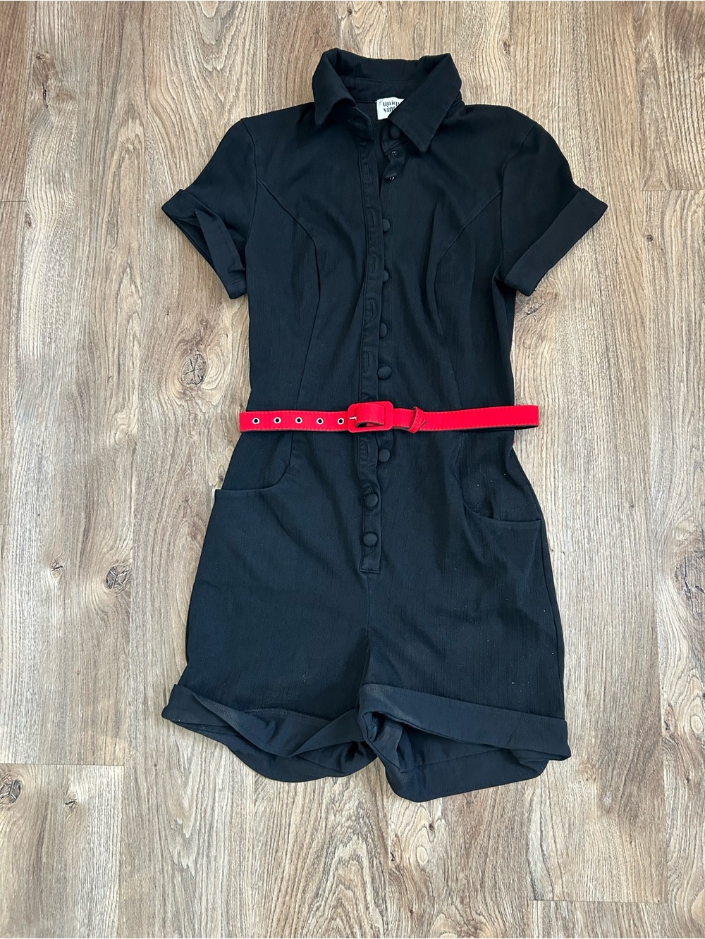 Unique Vintage Black Garment with Brand Label